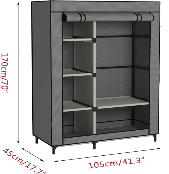 Shoe rack with cover
